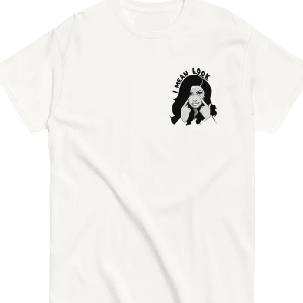 Cardi B I Mean Look T-Shirt, Trending Unisex Tee, Funny Graphic Shirt